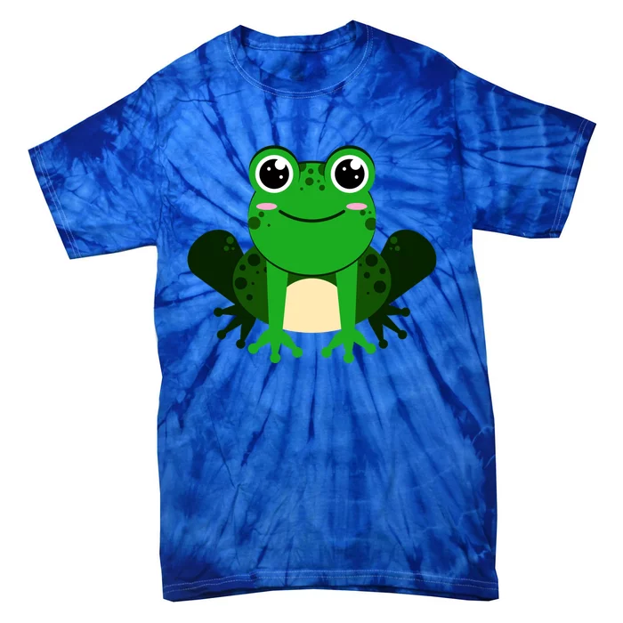 Green Frog True Toad Amphibian Froggy Lover Tadpole Gift Tie-Dye T-Shirt