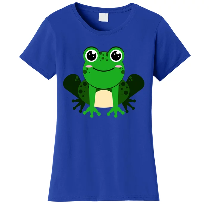 Green Frog True Toad Amphibian Froggy Lover Tadpole Gift Women's T-Shirt