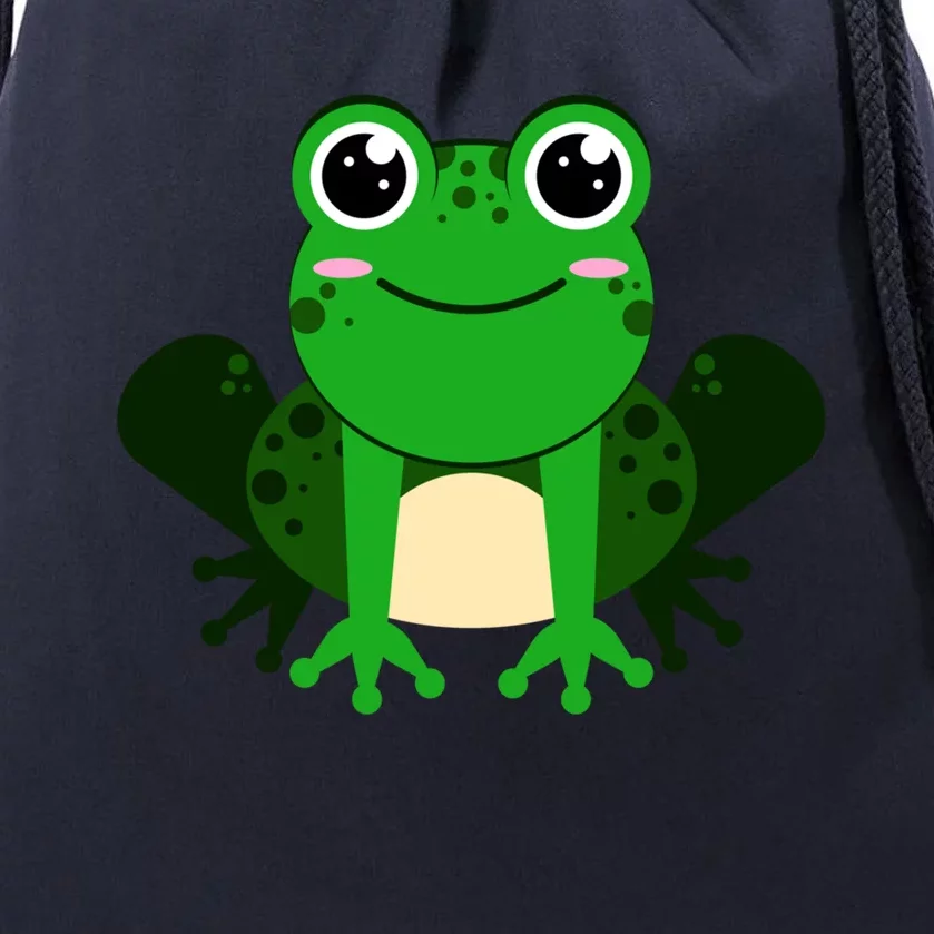 Green Frog True Toad Amphibian Froggy Lover Tadpole Gift Drawstring Bag