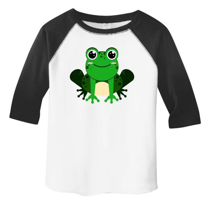 Green Frog True Toad Amphibian Froggy Lover Tadpole Gift Toddler Fine Jersey T-Shirt