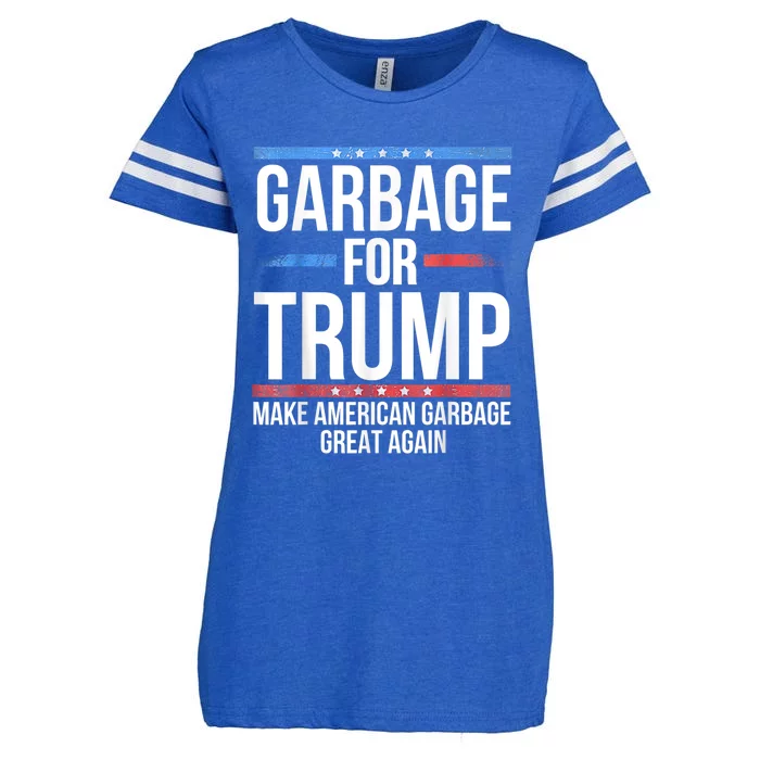 Garbage For Trump Make American Garbage Great Again Enza Ladies Jersey Football T-Shirt