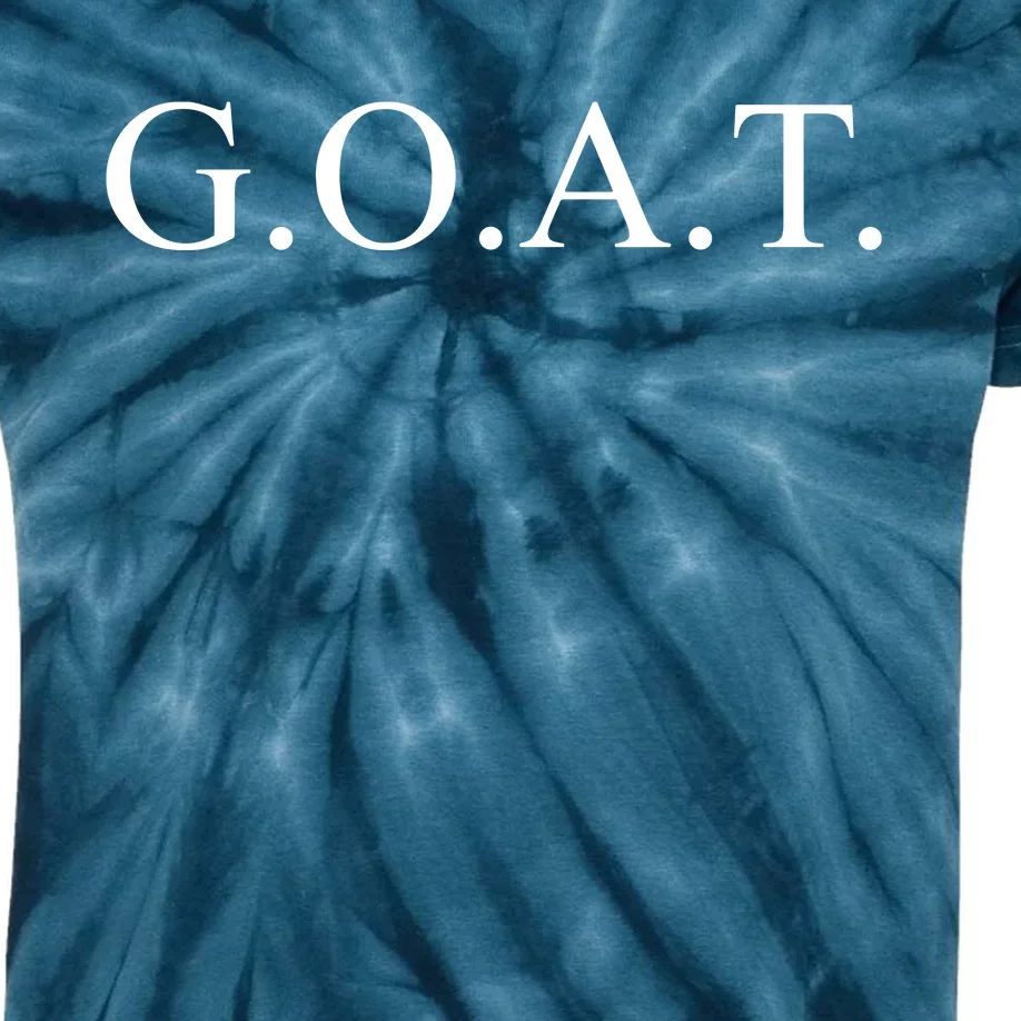 GOAT For The Greatest Of All Time GOAT Kids Tie-Dye T-Shirt