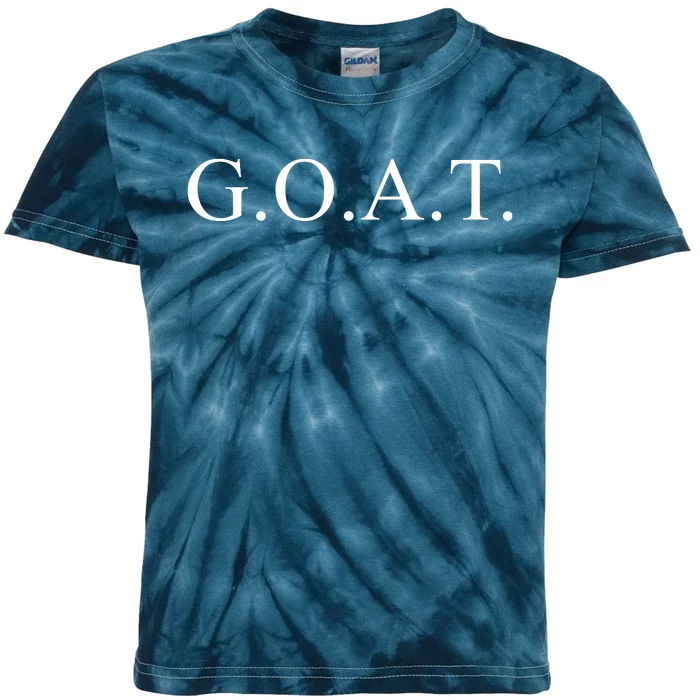 GOAT For The Greatest Of All Time GOAT Kids Tie-Dye T-Shirt