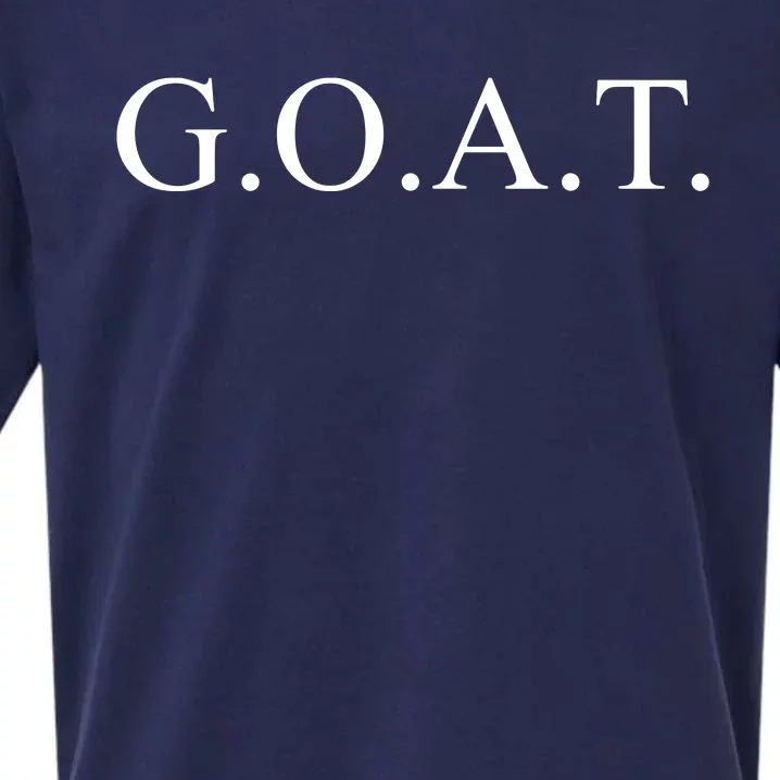 GOAT For The Greatest Of All Time GOAT Sueded Cloud Jersey T-Shirt