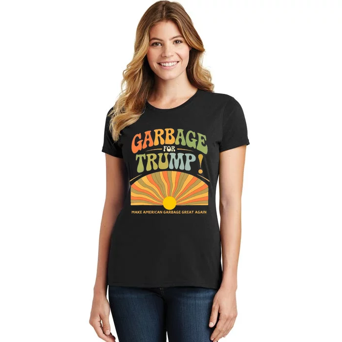 Garbage For Trump Make American Garbage Great Again Women's T-Shirt