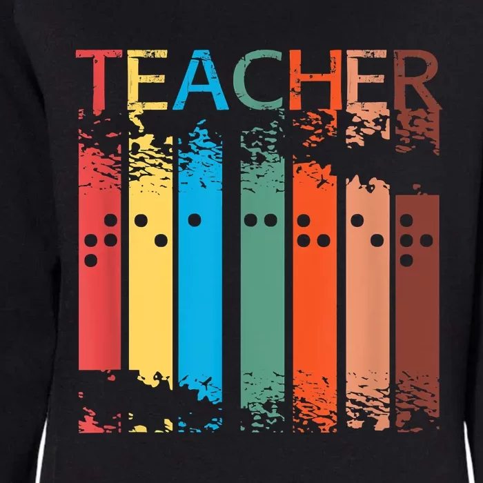 Gifts For Teacher Of The Visually Impaired TVI Braille Womens California Wash Sweatshirt