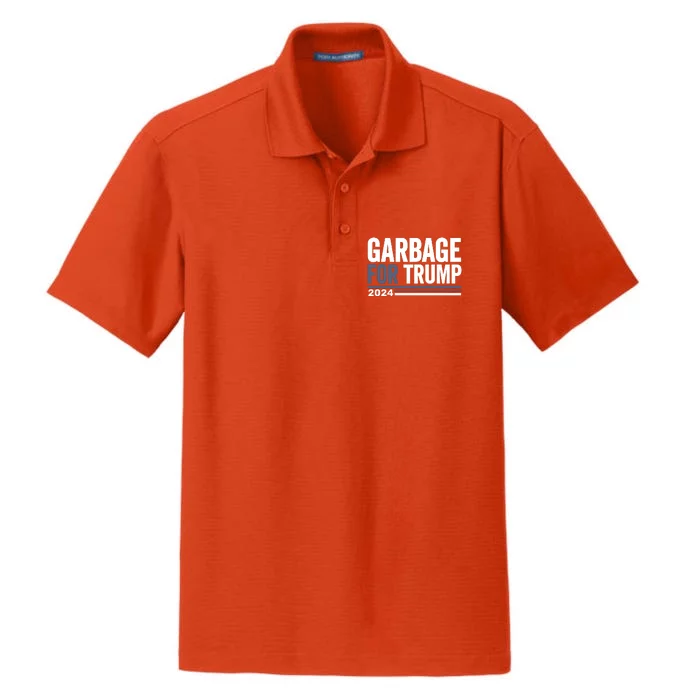 Garbage For Trump 2024 Election Dry Zone Grid Performance Polo