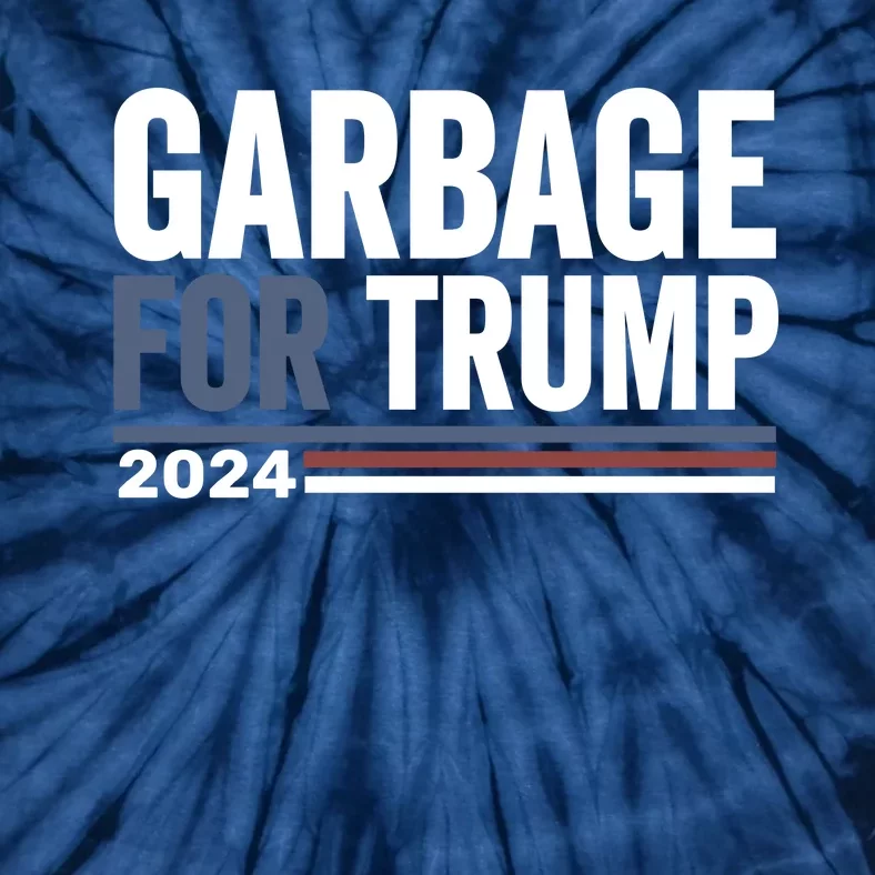 Garbage For Trump 2024 Election Tie-Dye T-Shirt