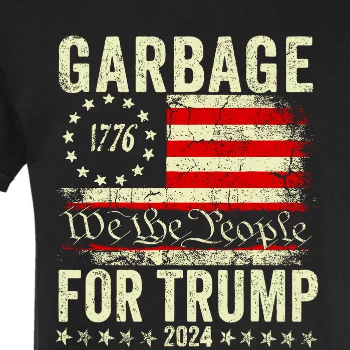 Garbage For Trump Garment-Dyed Heavyweight T-Shirt