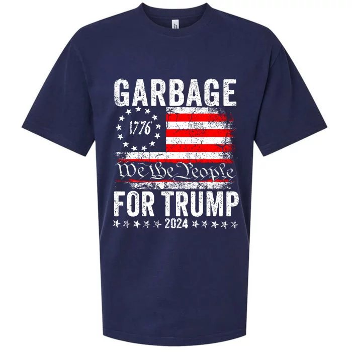 Garbage For Trump Sueded Cloud Jersey T-Shirt