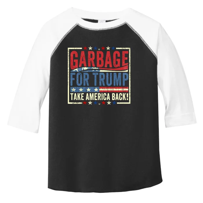 Garbage For Trump Toddler Fine Jersey T-Shirt