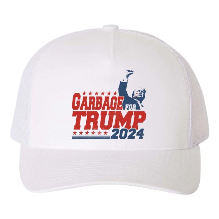 Garbage For Trump Yupoong Adult 5-Panel Trucker Hat