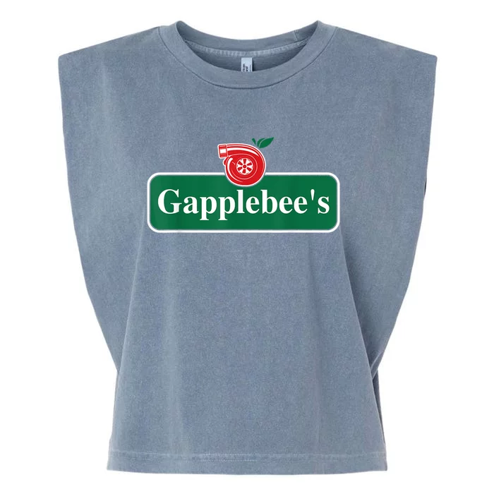 Gapplebee Funny Turbo Race Car Enthusiast Racing Garment-Dyed Women's Muscle Tee