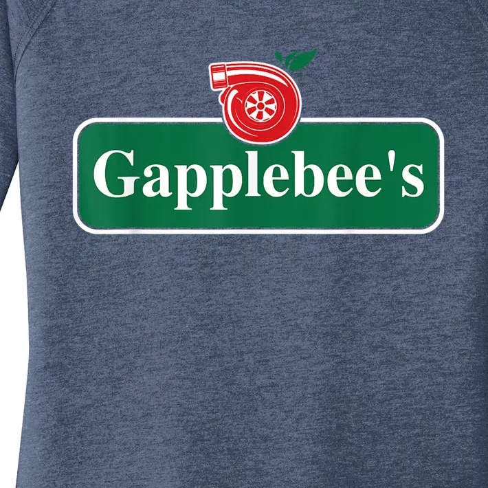 Gapplebee Funny Turbo Race Car Enthusiast Racing Women's Perfect Tri Tunic Long Sleeve Shirt