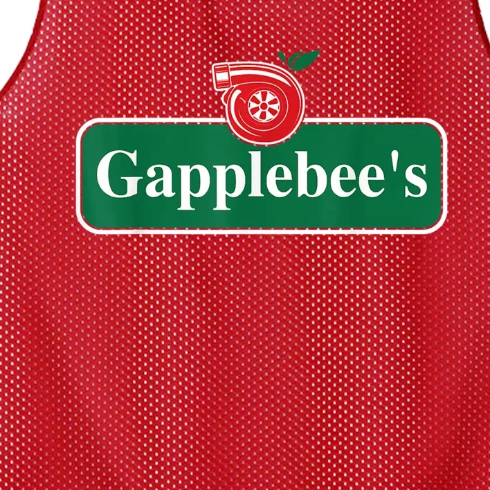 Gapplebee Funny Turbo Race Car Enthusiast Racing Mesh Reversible Basketball Jersey Tank