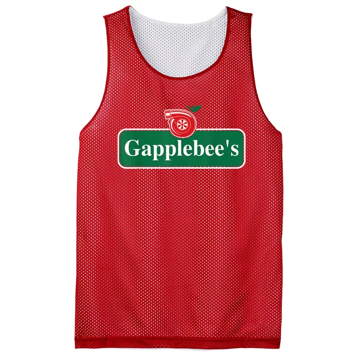 Gapplebee Funny Turbo Race Car Enthusiast Racing Mesh Reversible Basketball Jersey Tank