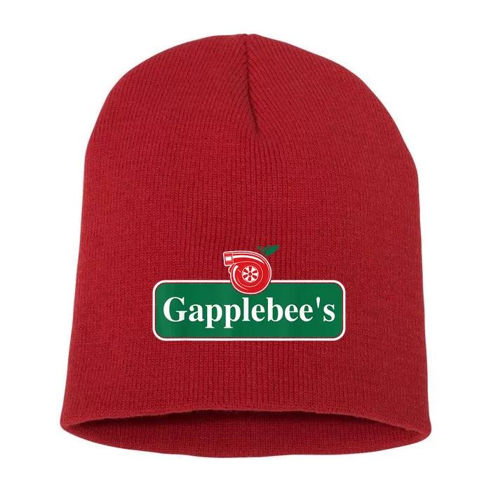 Gapplebee Funny Turbo Race Car Enthusiast Racing Short Acrylic Beanie