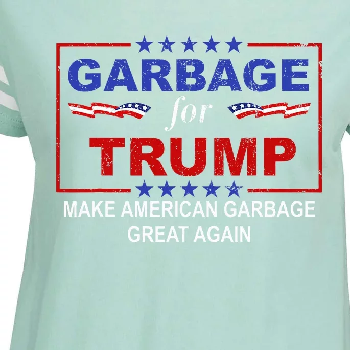 Garbage For Trump Make American Garbage Great Again Enza Ladies Jersey Football T-Shirt