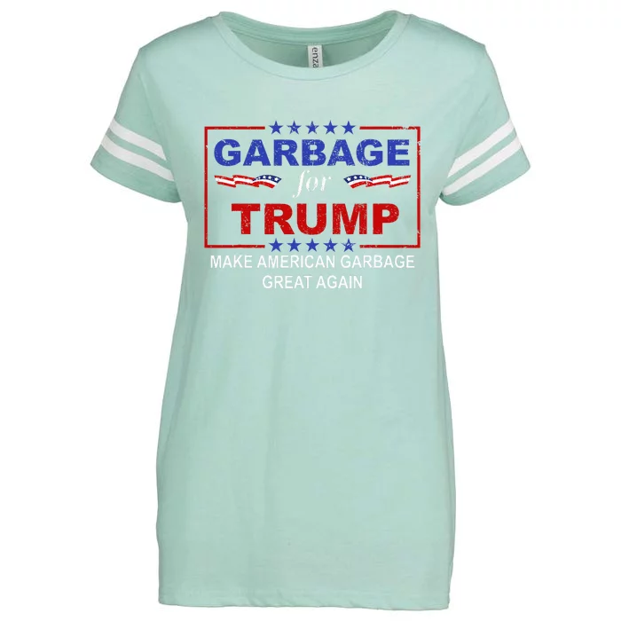 Garbage For Trump Make American Garbage Great Again Enza Ladies Jersey Football T-Shirt