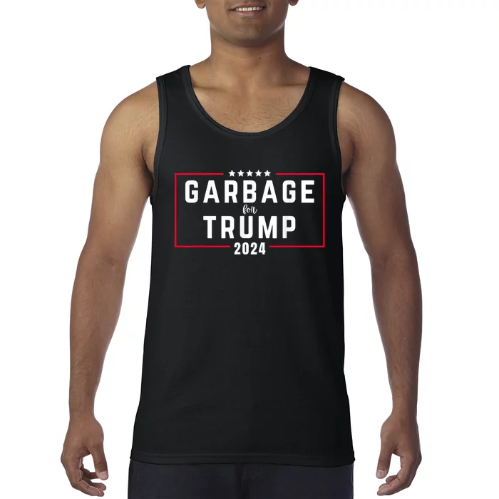 Garbage For Trump 2024 Tank Top