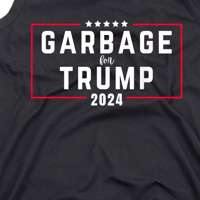 Garbage For Trump 2024 Tank Top