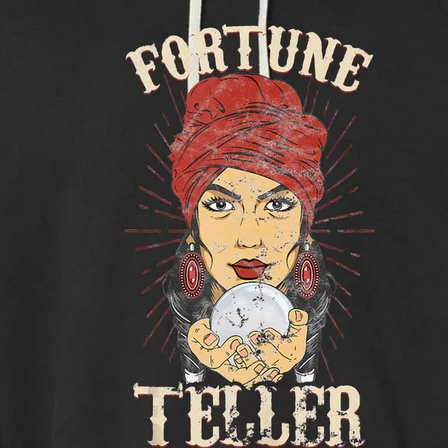 Gypsy Fortune Teller Psychic Fortune Teller Costume Garment-Dyed Fleece Hoodie