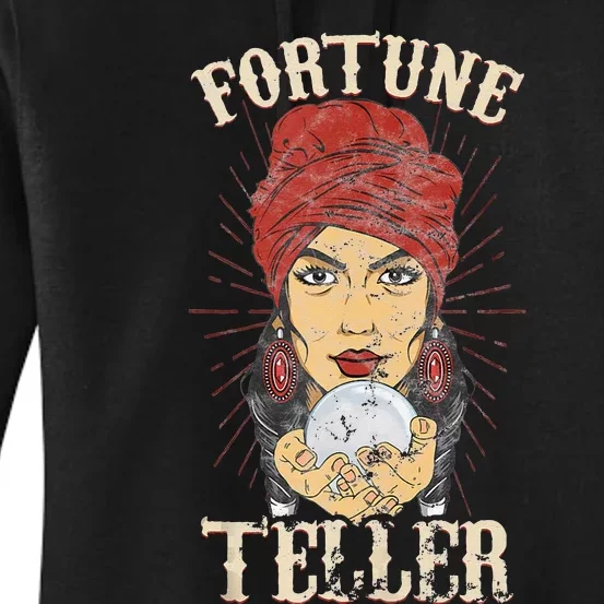 Gypsy Fortune Teller Psychic Fortune Teller Costume Women's Pullover Hoodie