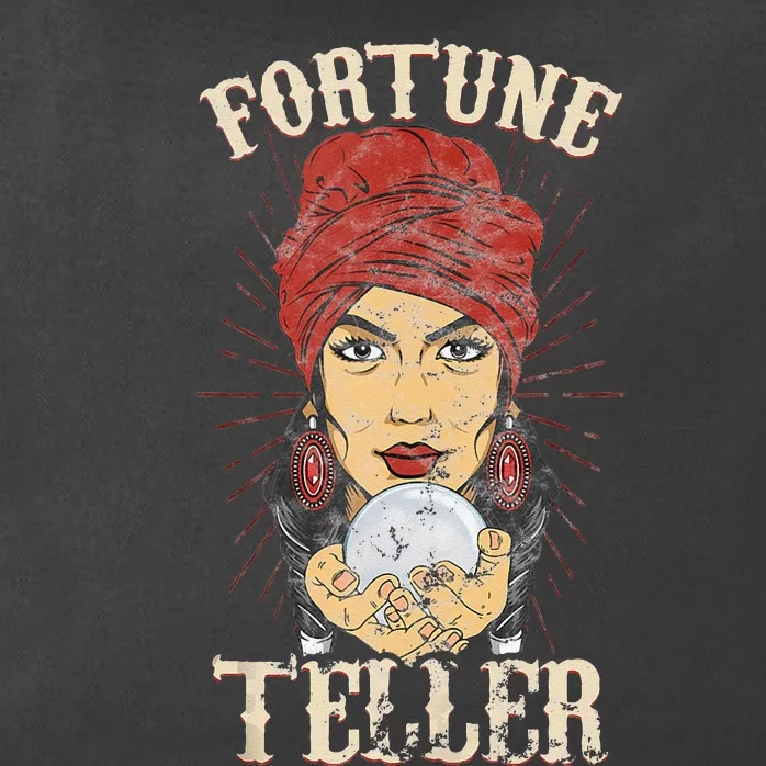 Gypsy Fortune Teller Psychic Fortune Teller Costume Zip Tote Bag