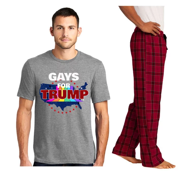 Gays For Trump 2024 Pro Reelect Donald Trump Pajama Set