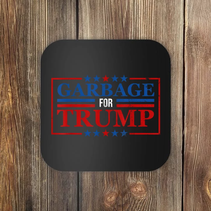 Garbage For Trump 2024 Presidential Coaster