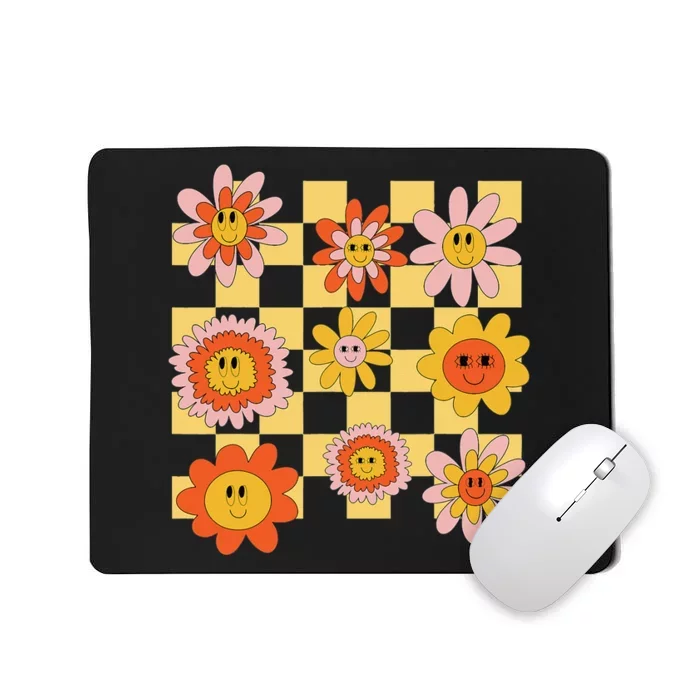 Groovy Flowers Tie Dye Power 60s 70s Hippie Costume Mousepad