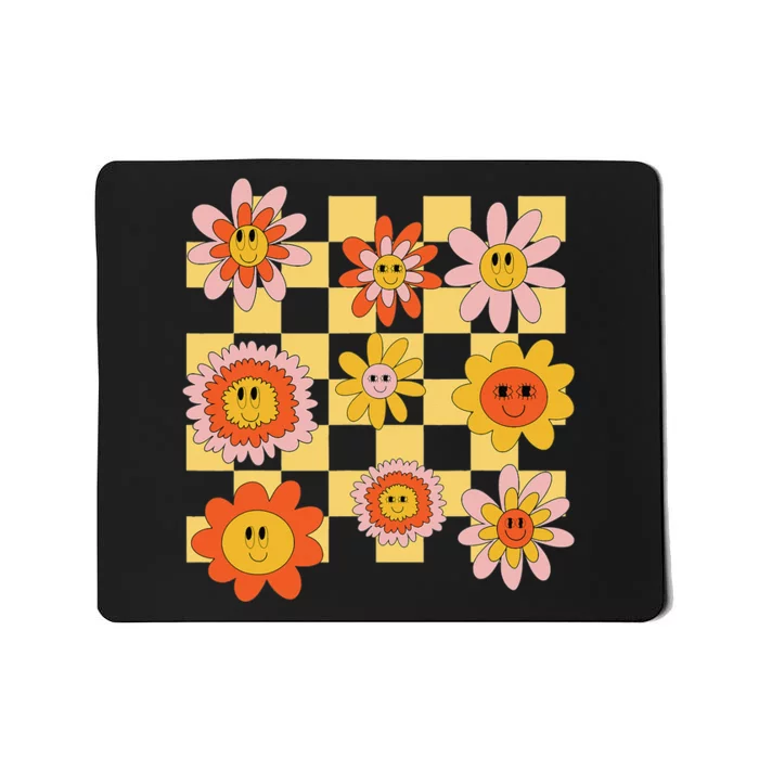 Groovy Flowers Tie Dye Power 60s 70s Hippie Costume Mousepad