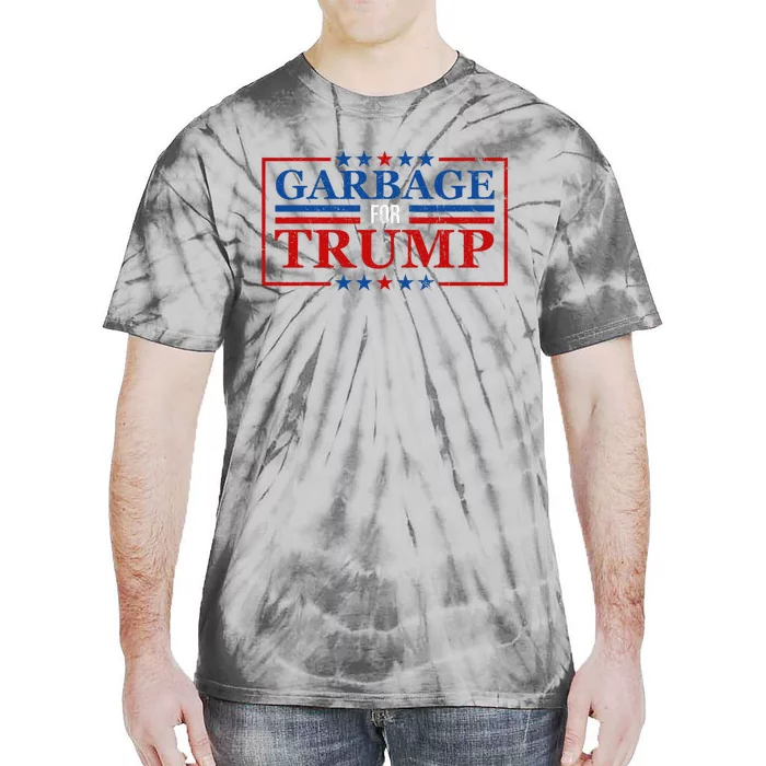 Garbage For Trump Garbage For Trump 2024 Presidential Tie-Dye T-Shirt