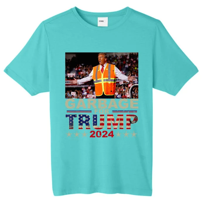 Garbage For Trump 2024 Trump Supporter ChromaSoft Performance T-Shirt