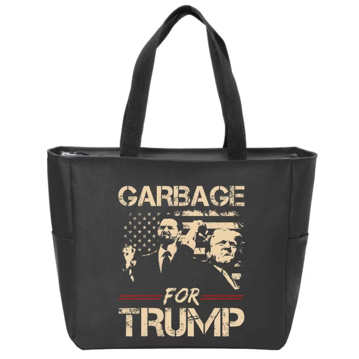 Garbage For Trump Make American Garbage Great Again Zip Tote Bag