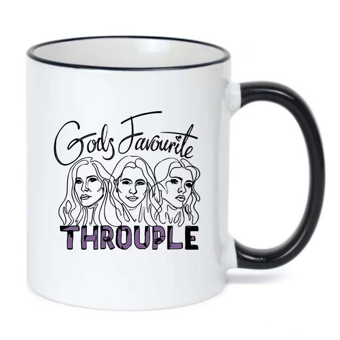 God’S Favourite Throuple Black Color Changing Mug