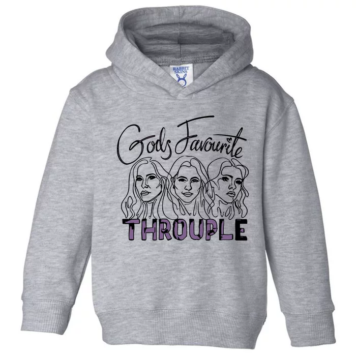 God’S Favourite Throuple Toddler Hoodie