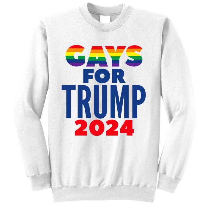 Gays For Trump 2024 Election Sweatshirt