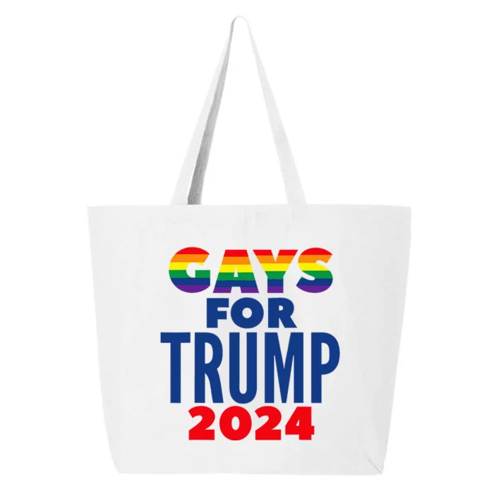 Gays For Trump 2024 Election 25L Jumbo Tote