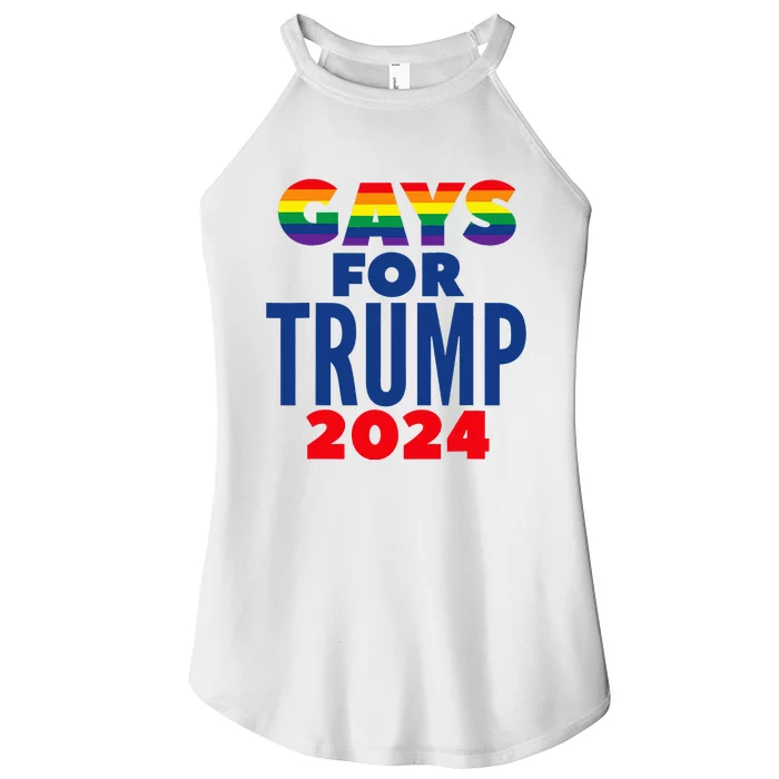 Gays For Trump 2024 Election Women’s Perfect Tri Rocker Tank