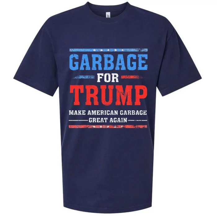 Garbage For Trump Make American Garbage Great Again Sueded Cloud Jersey T-Shirt