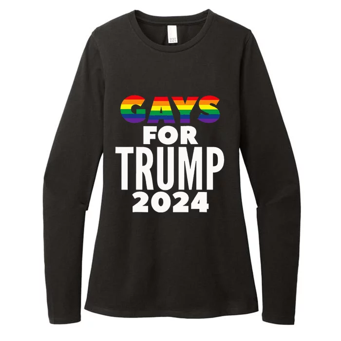 Gays For Trump 2024 Election Vote Womens CVC Long Sleeve Shirt