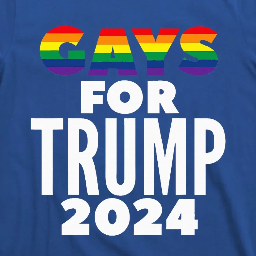 Gays For Trump 2024 Election Vote T-Shirt