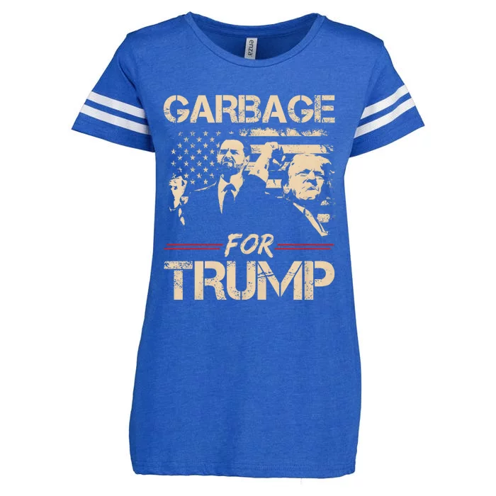 Garbage For Trump Make American Garbage Great Again Enza Ladies Jersey Football T-Shirt