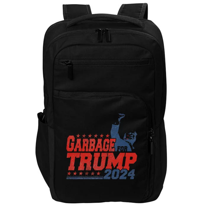 Garbage For Trump 2024 Gift Impact Tech Backpack