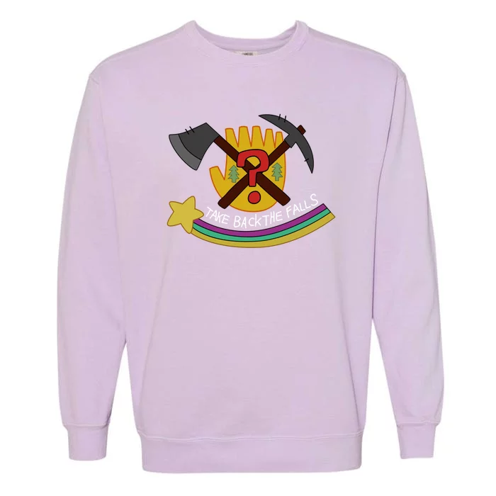 Gravity Falls Take Back The Falls Garment-Dyed Sweatshirt