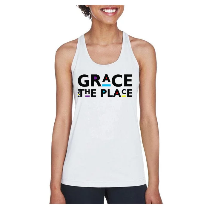 Grace For The Place Women's Racerback Tank