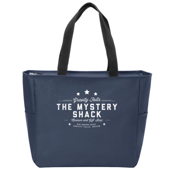 Gravity Falls The Mystery Shack Zip Tote Bag