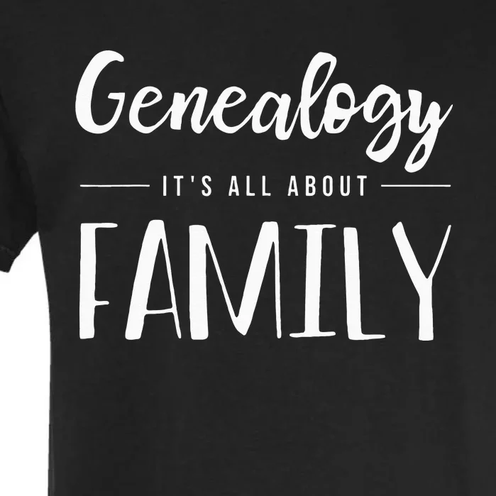 Genealogy Family Tree Genealogist Ancestry Ancestor Gift Garment-Dyed Heavyweight T-Shirt