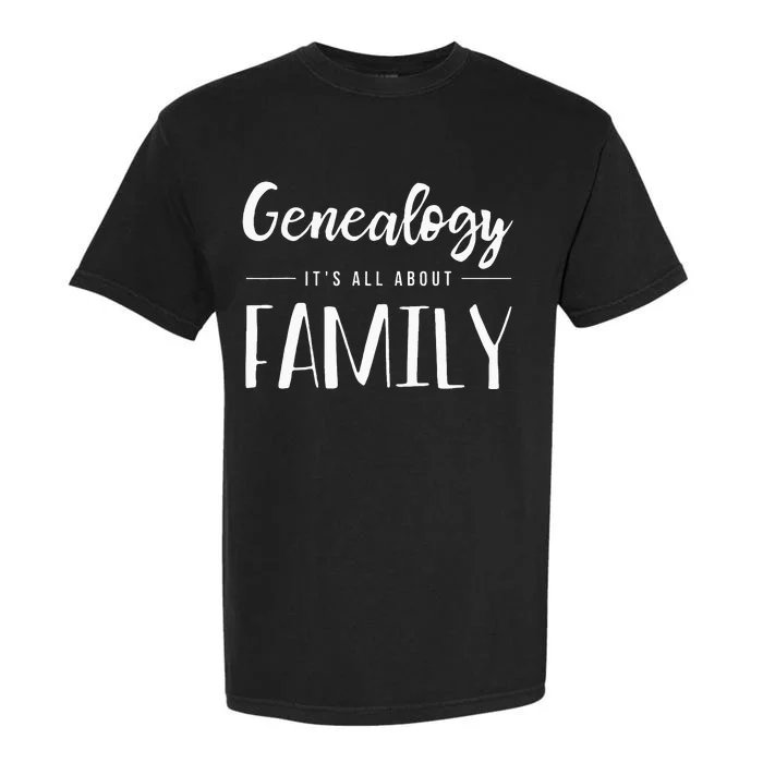 Genealogy Family Tree Genealogist Ancestry Ancestor Gift Garment-Dyed Heavyweight T-Shirt